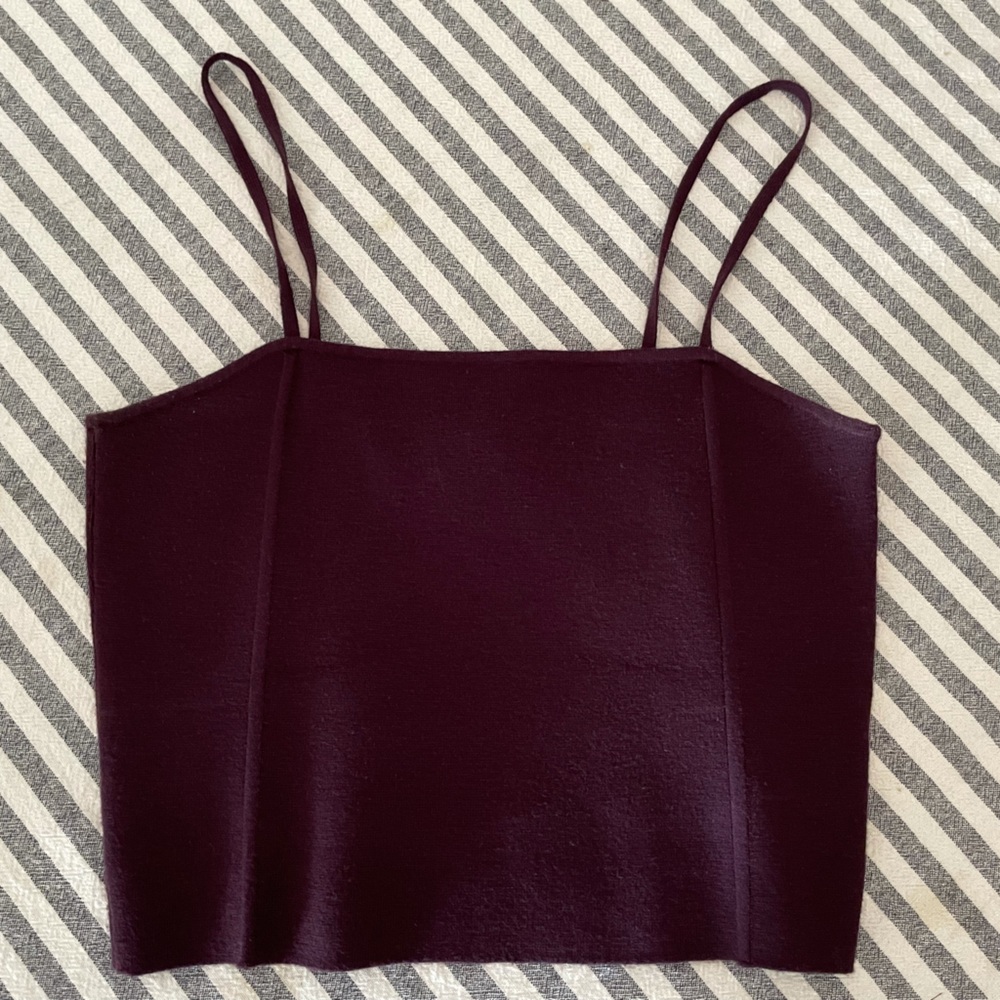 Express cropped sweater tank!